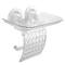 Bath Bliss Toilet Paper Dispenser with Cell Phone Holder Shelf